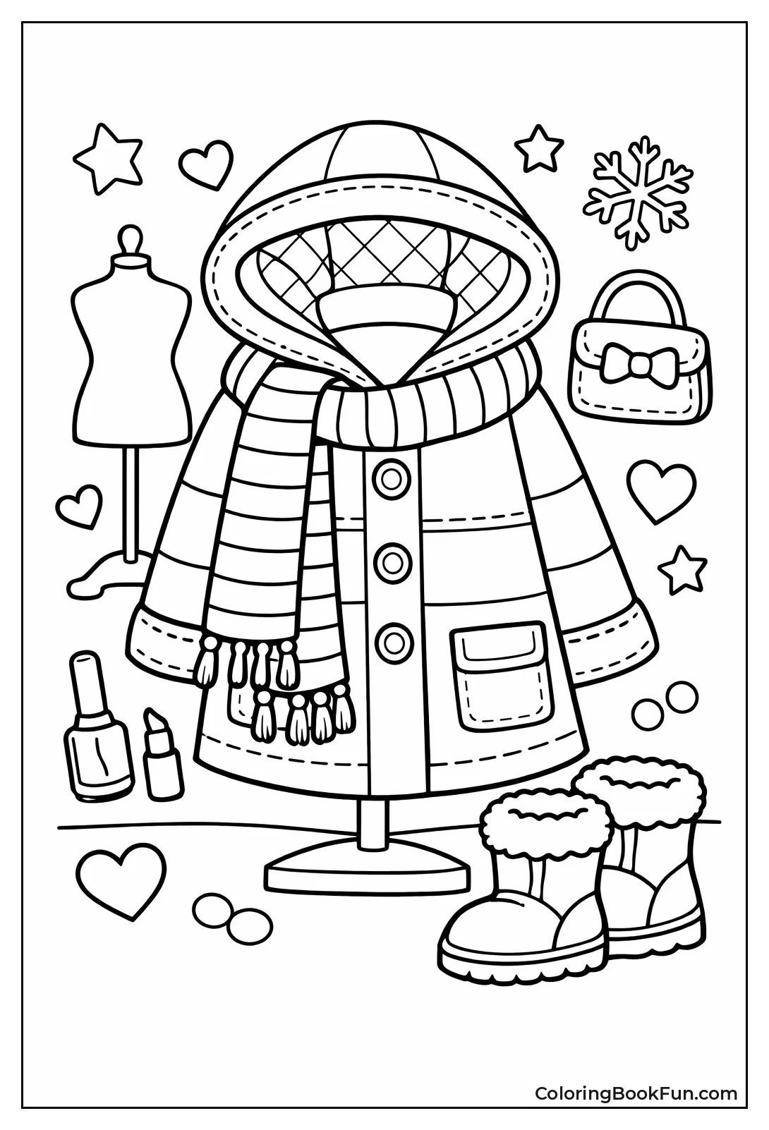 Cozy Winter Coat Scarf