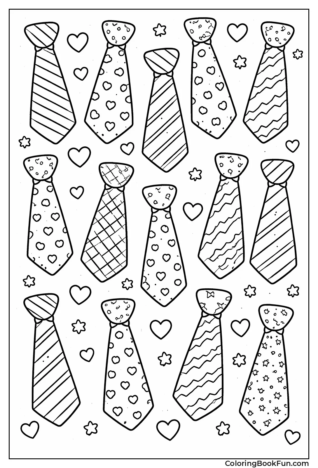 Colorful Ties in Fun Patterns