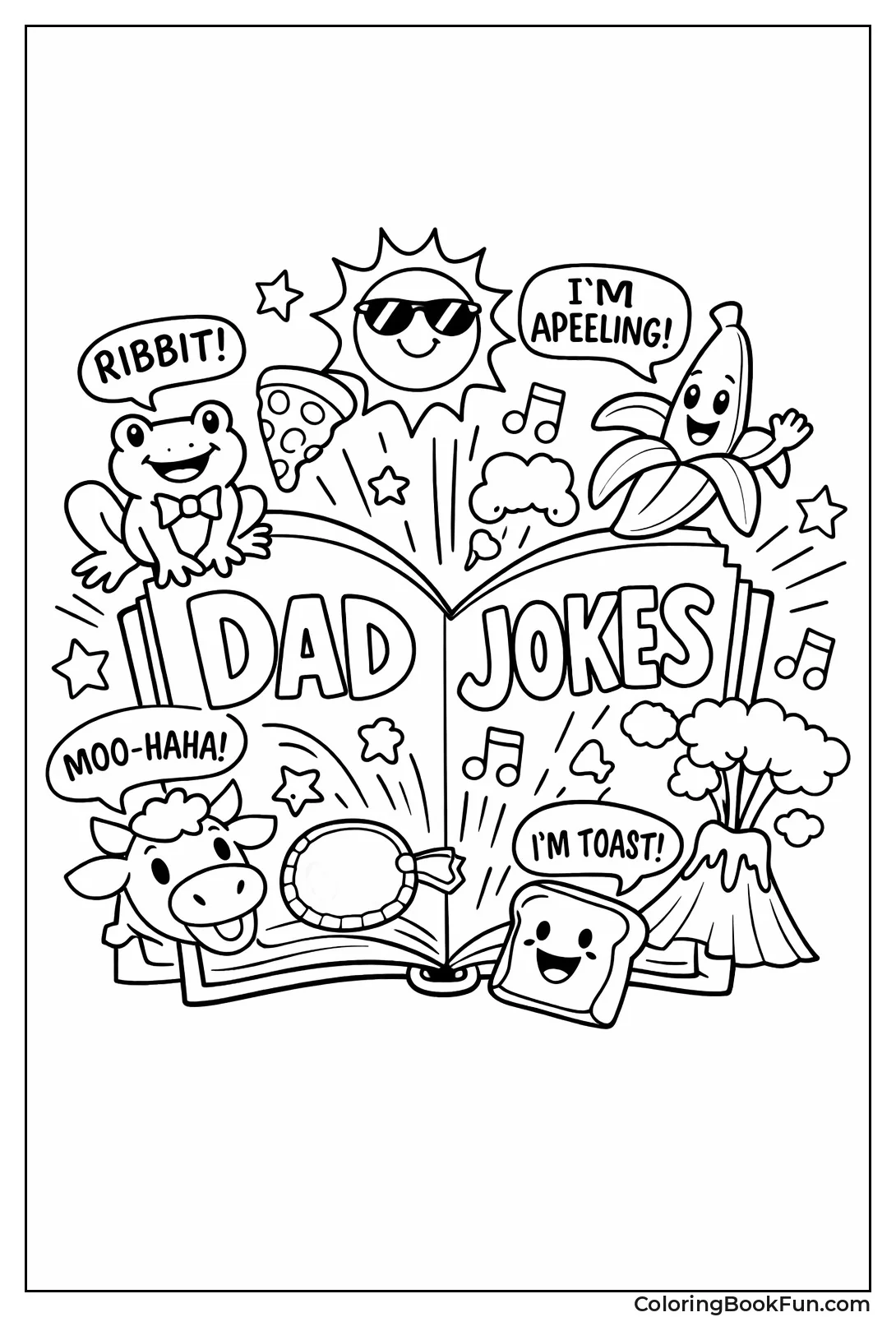 Dad Jokes Book with Funny Pics
