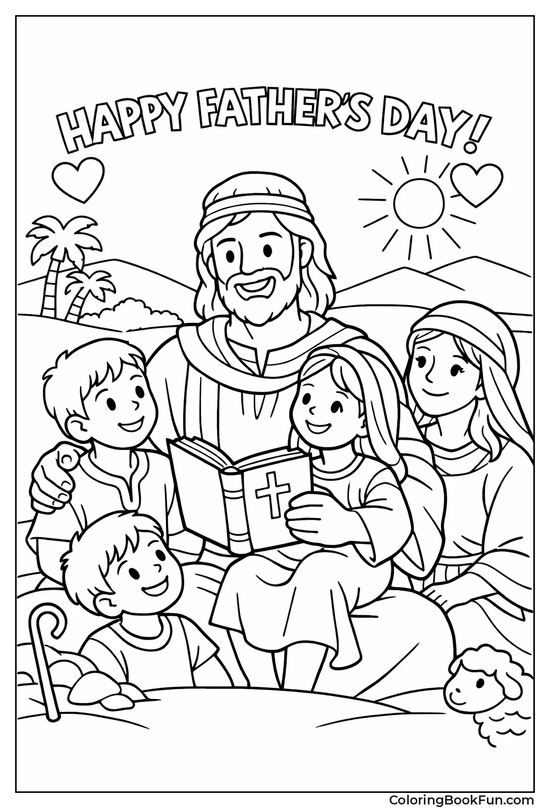 Dad Teaches Sunday School Lesson