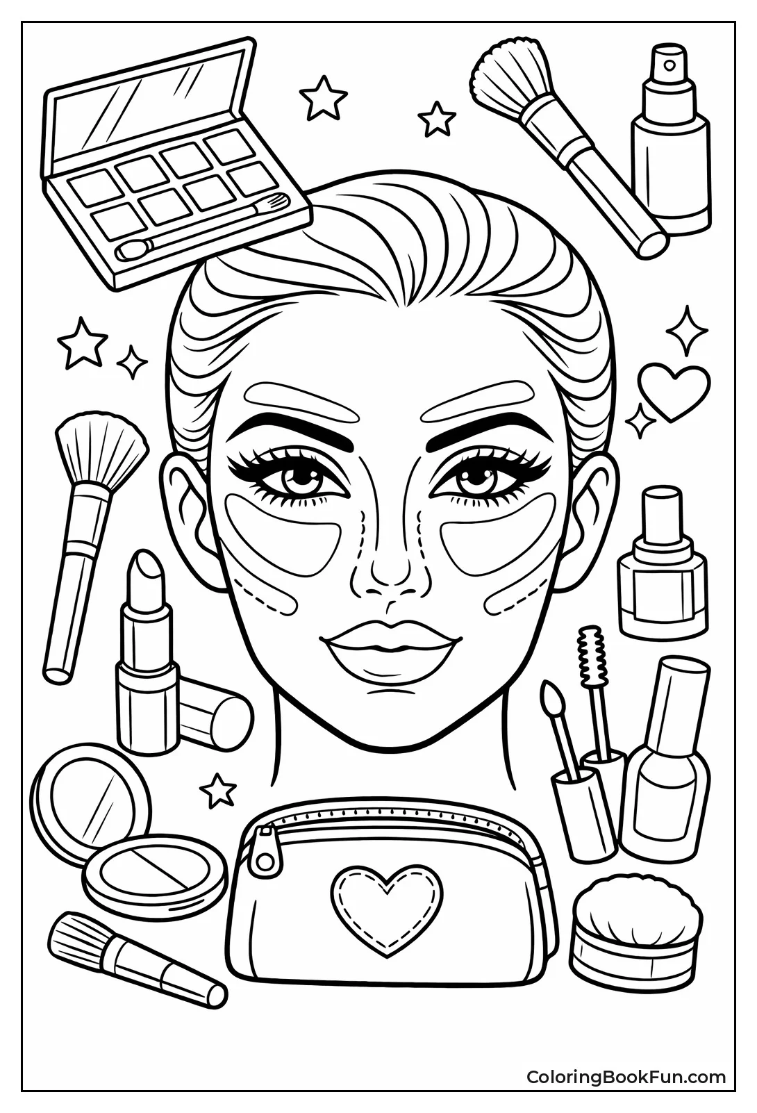 Woman Face with Contouring