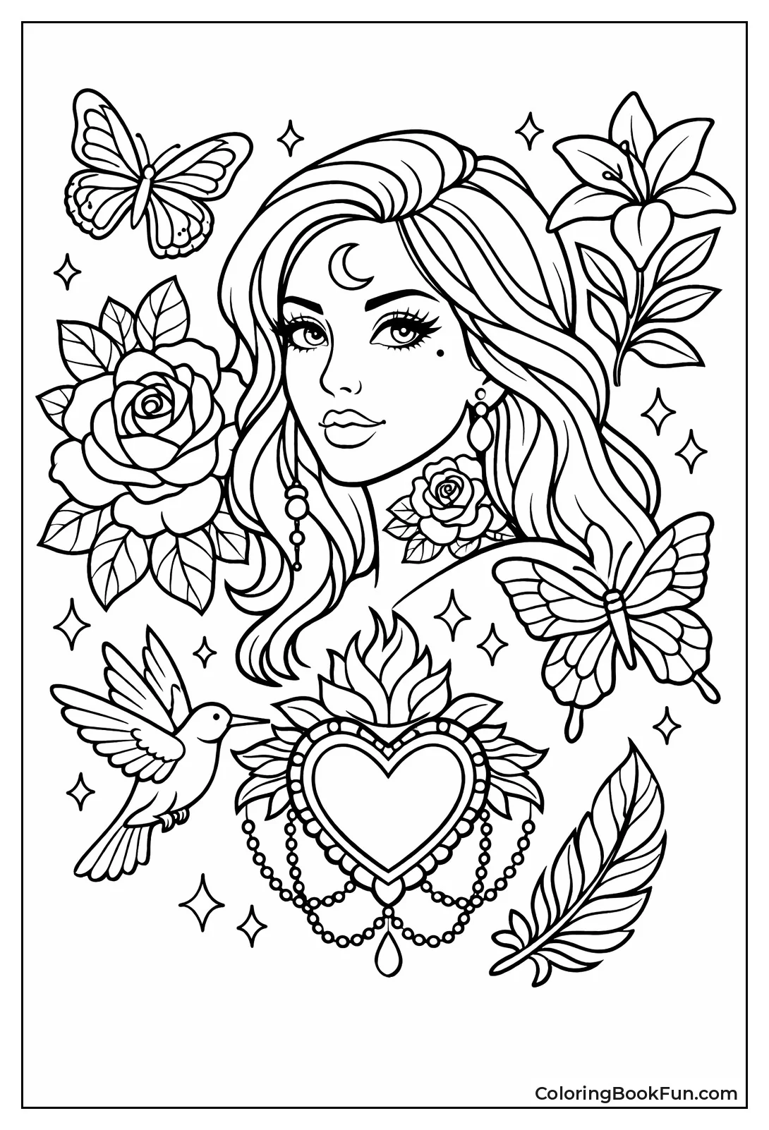 Delicate Flower Butterfly Designs