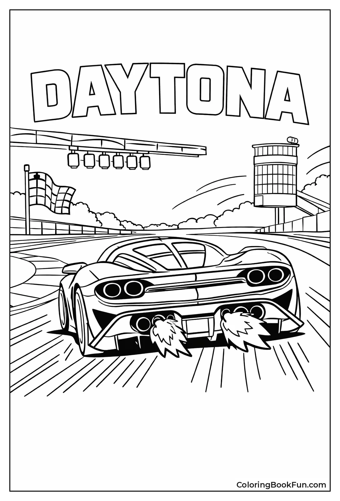 Daytona SP3 Track Race