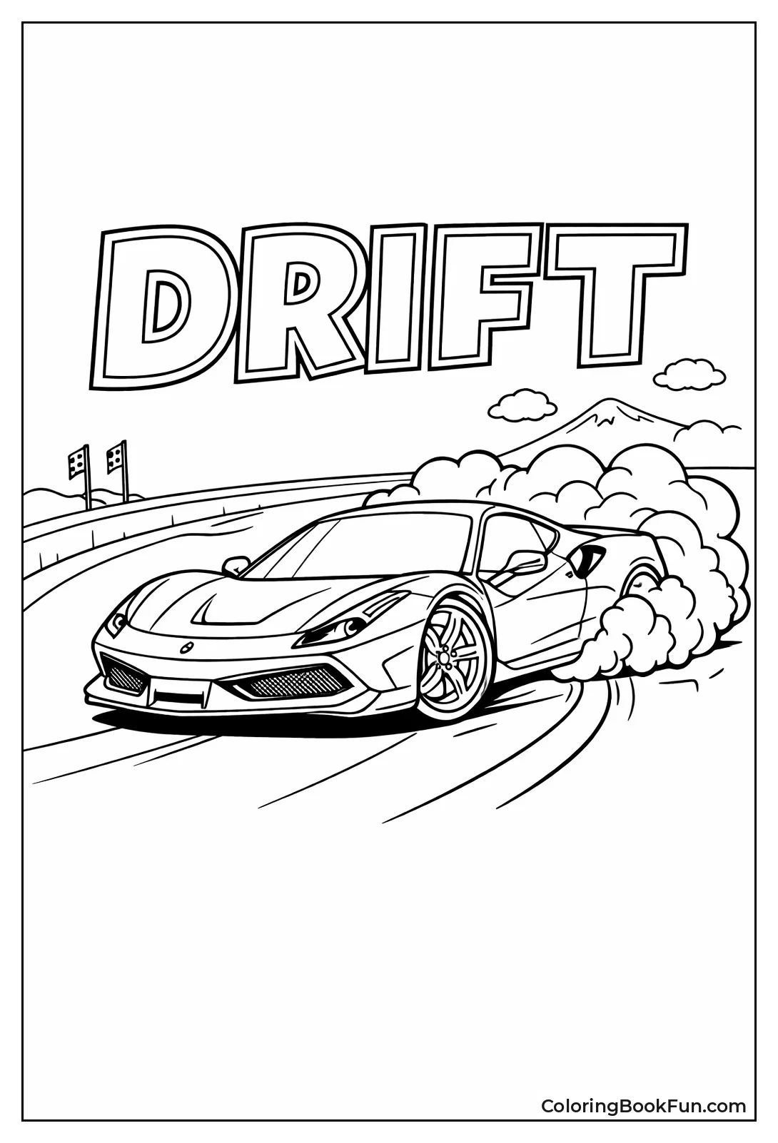 Ferrari Drifting Corner