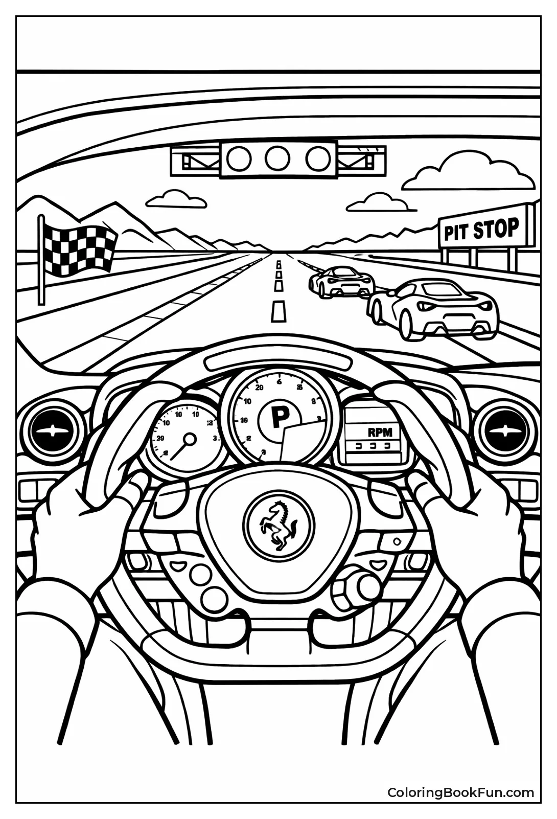 Driver's Cockpit View