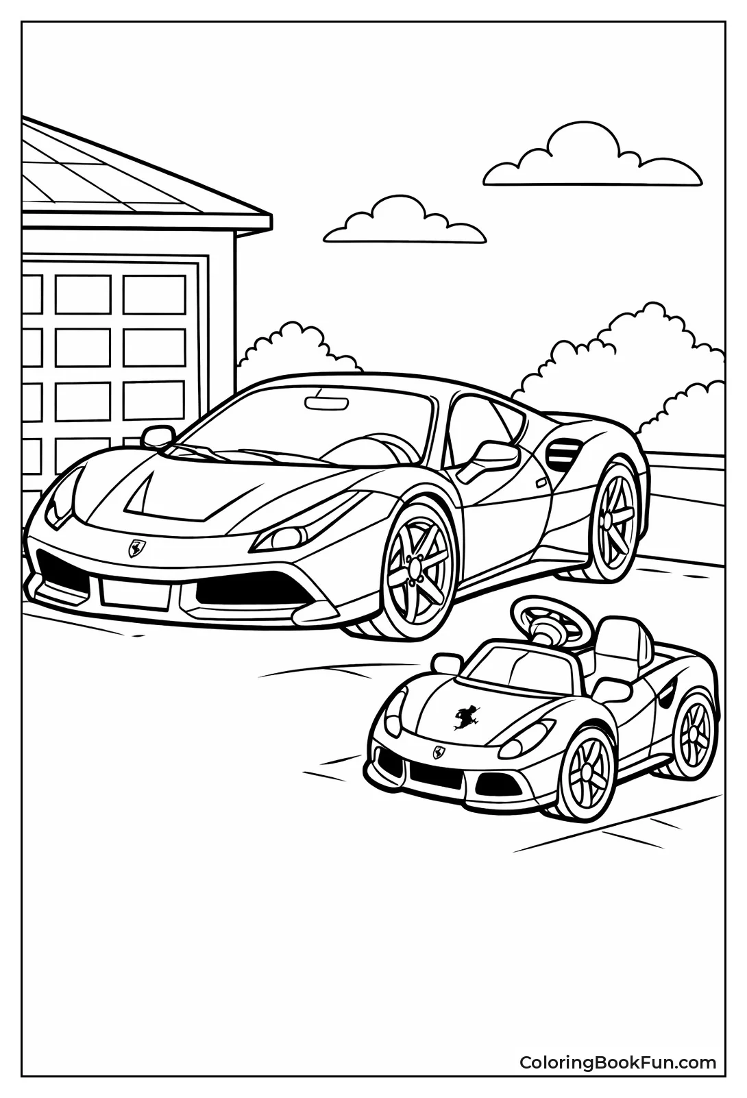 Father Son Ferrari Toys