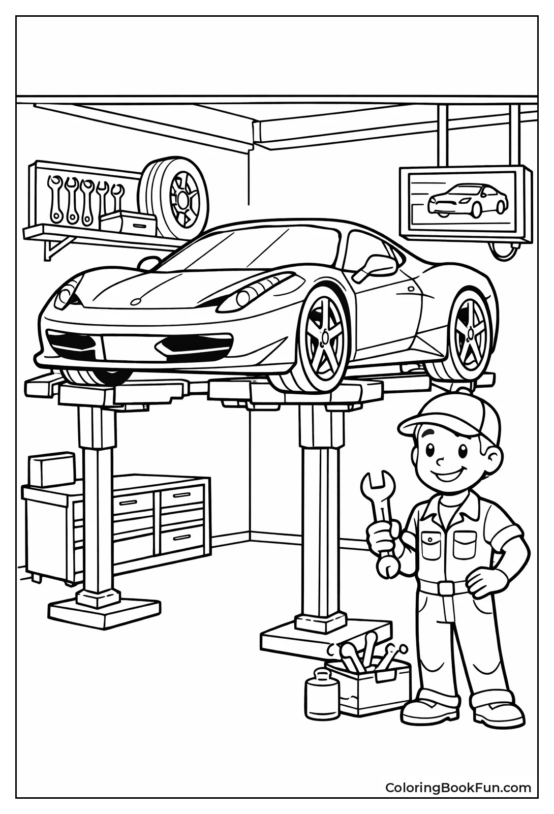 458 Italia Garage Repair