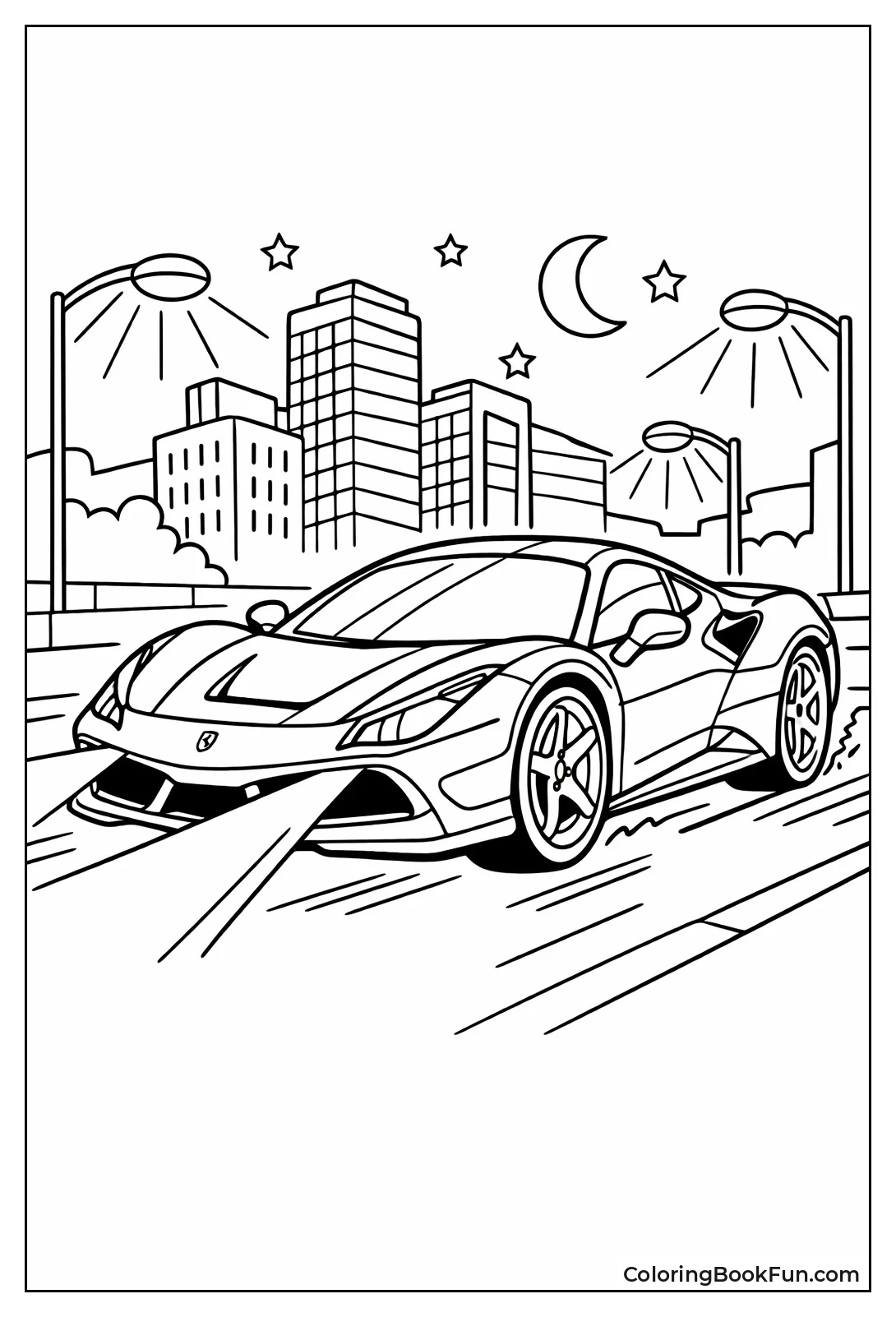 Night City Ferrari Drive