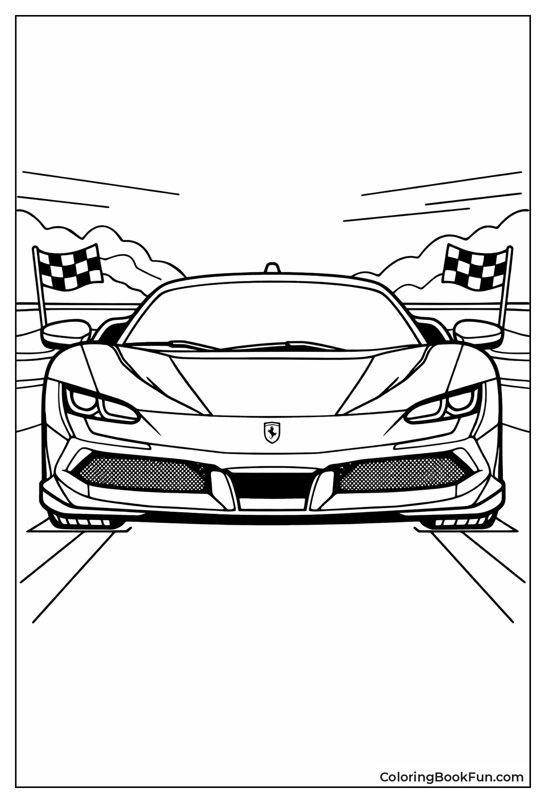 Aggressive SF90 Stradale Front