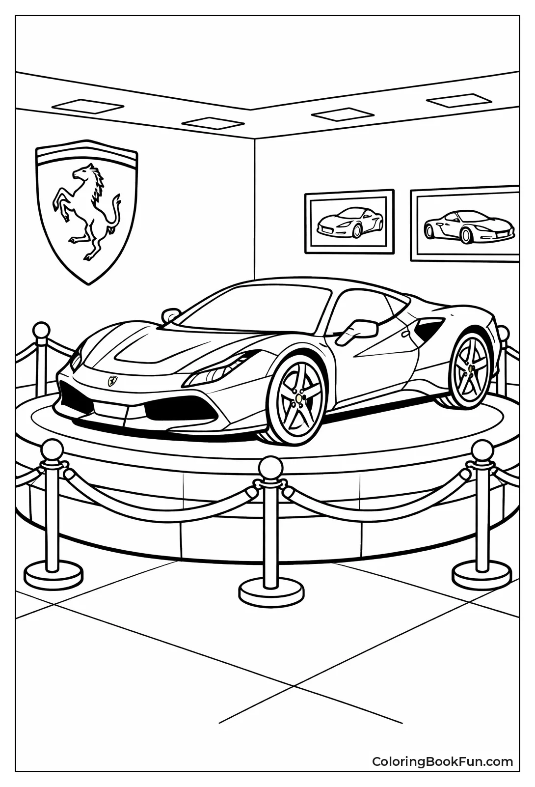 Showroom Ferrari Spotlight