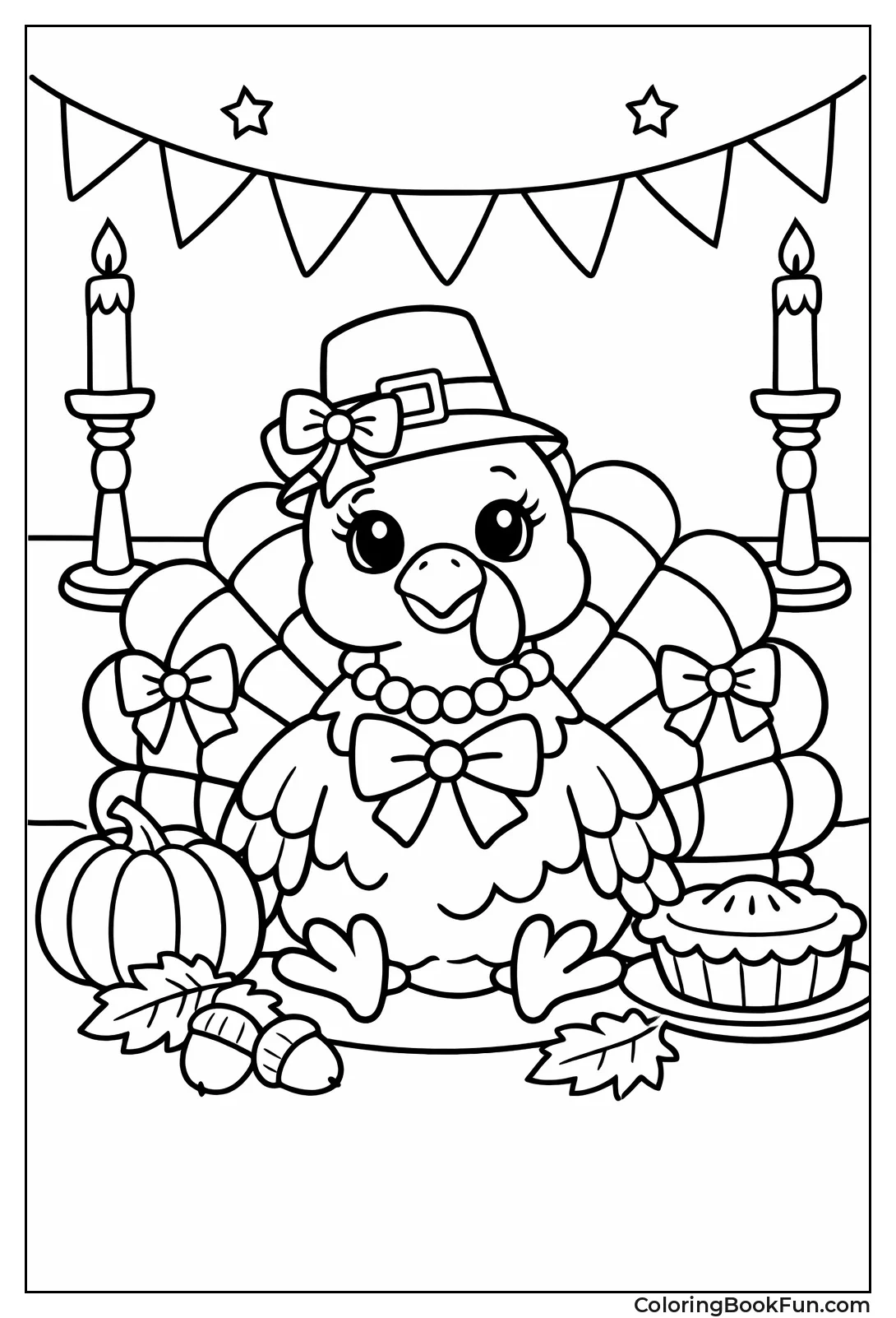 Dressed Festive Turkey