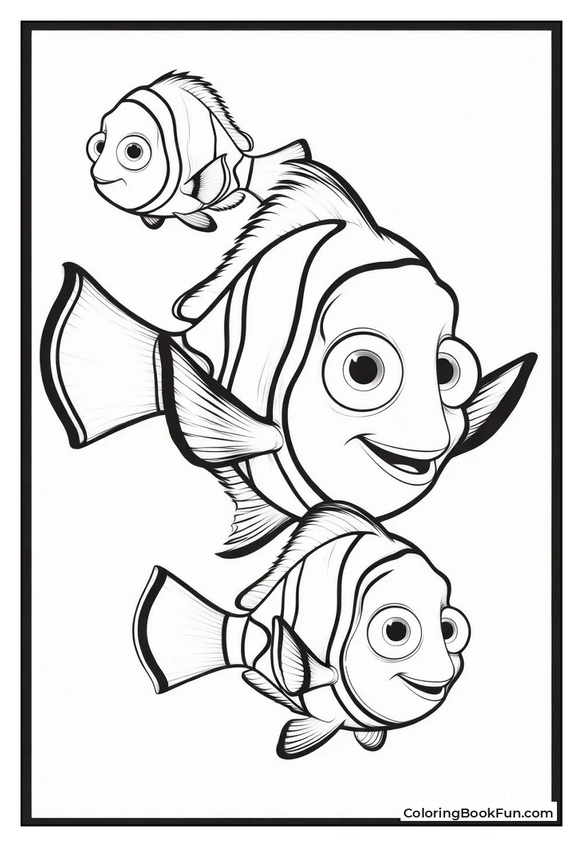 Nemo Escapes Net with Friends