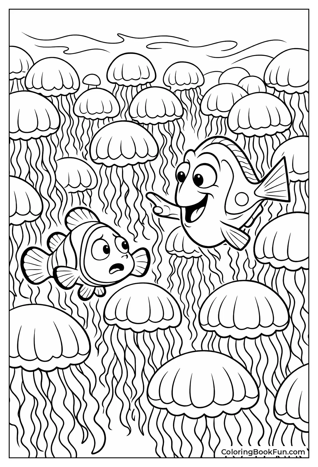 Marlin and Dory Dodge Jellyfish