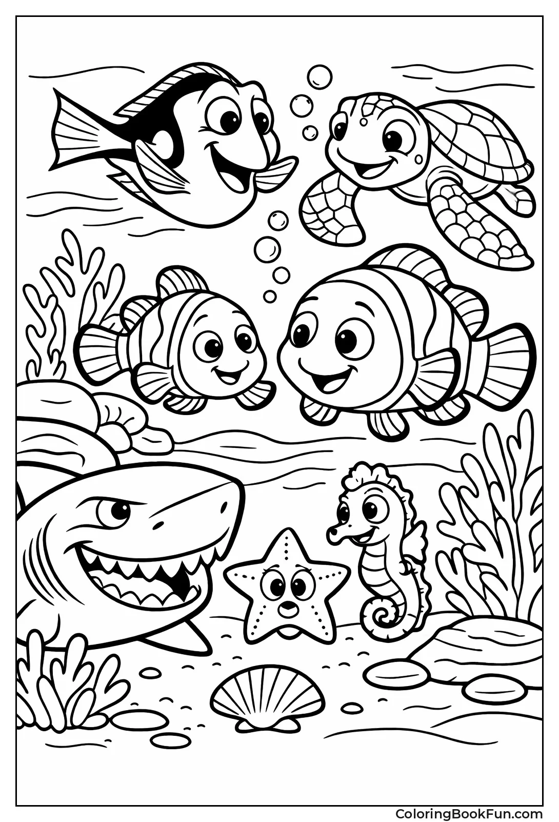 Nemo in Bold Outlines