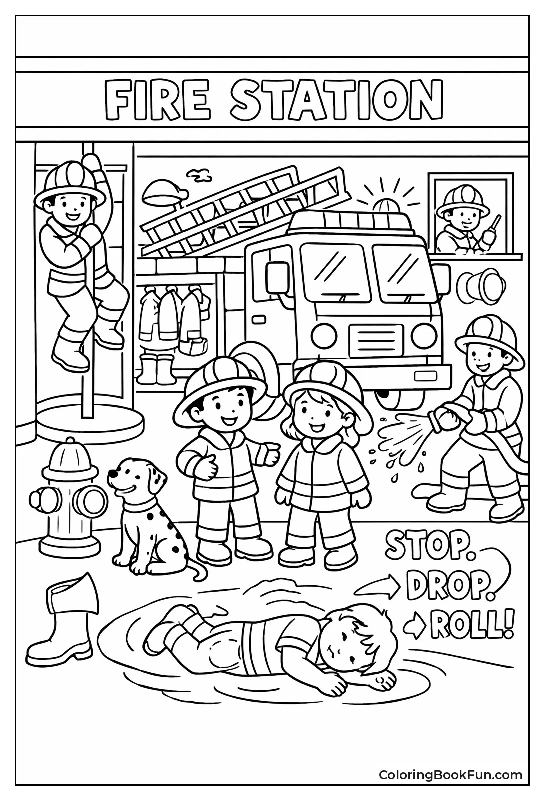 Spy Fire Station Items