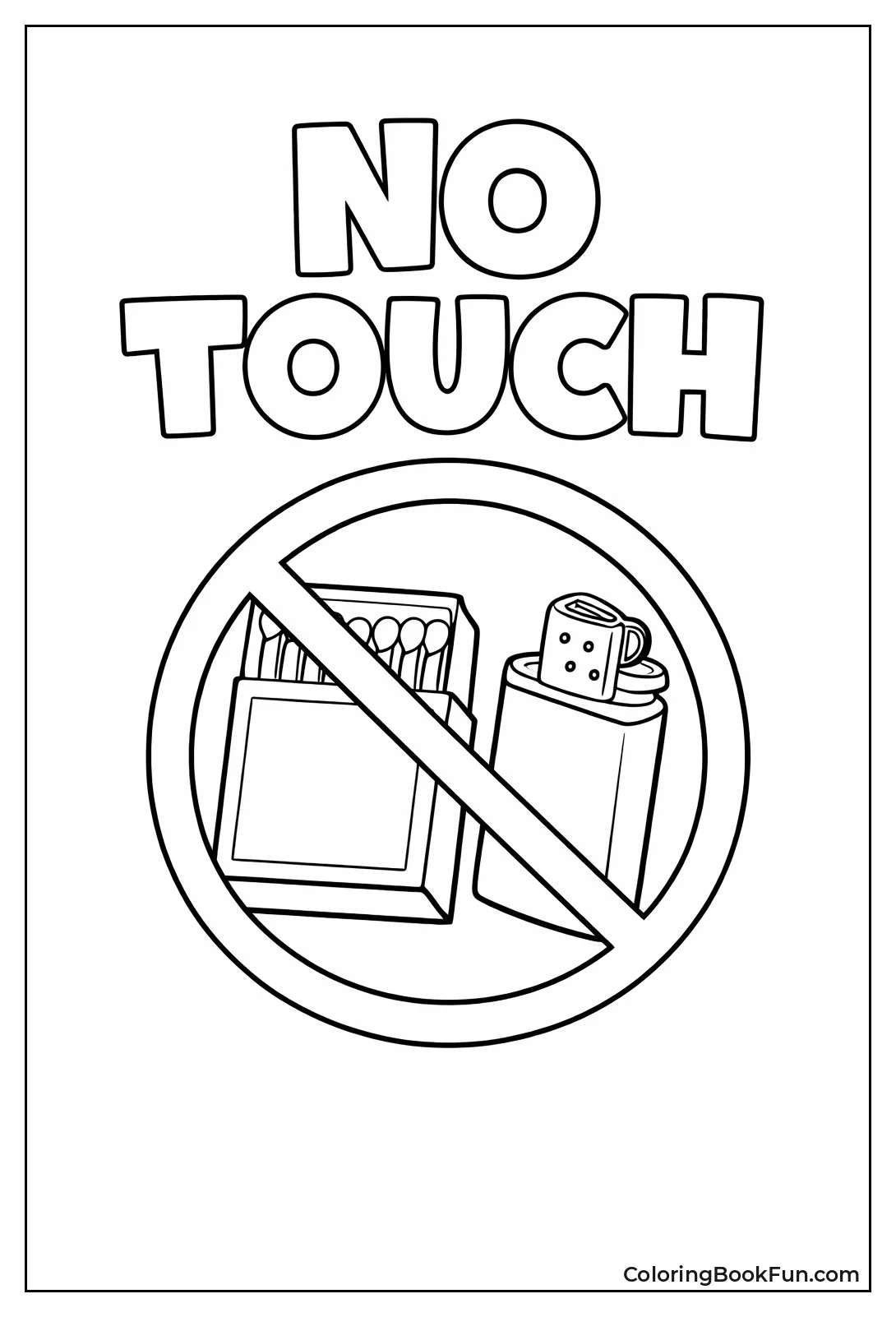 Matches Circle with Slash