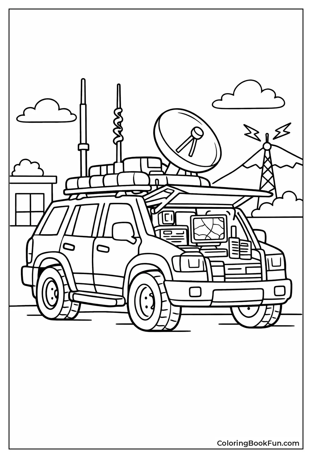 Chiefs Truck with Command Antennas