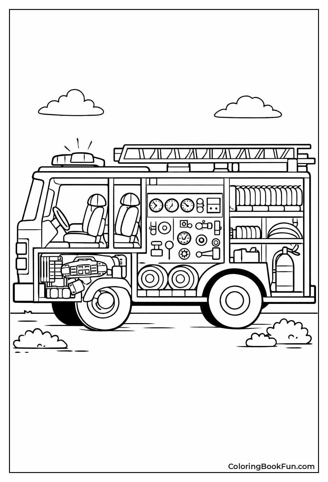 Cutaway Reveals Truck Inner Parts