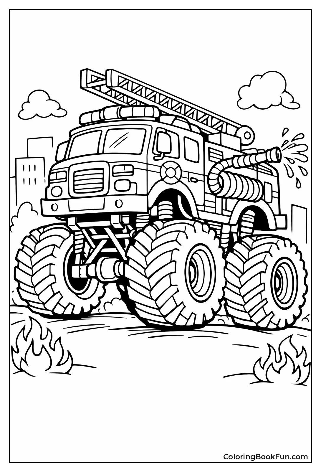 Giant Monster Fire Truck