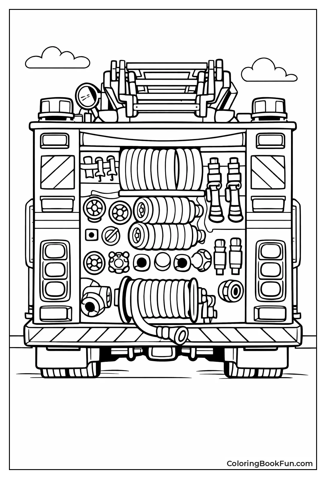 Rear Hoses Deploy for Action
