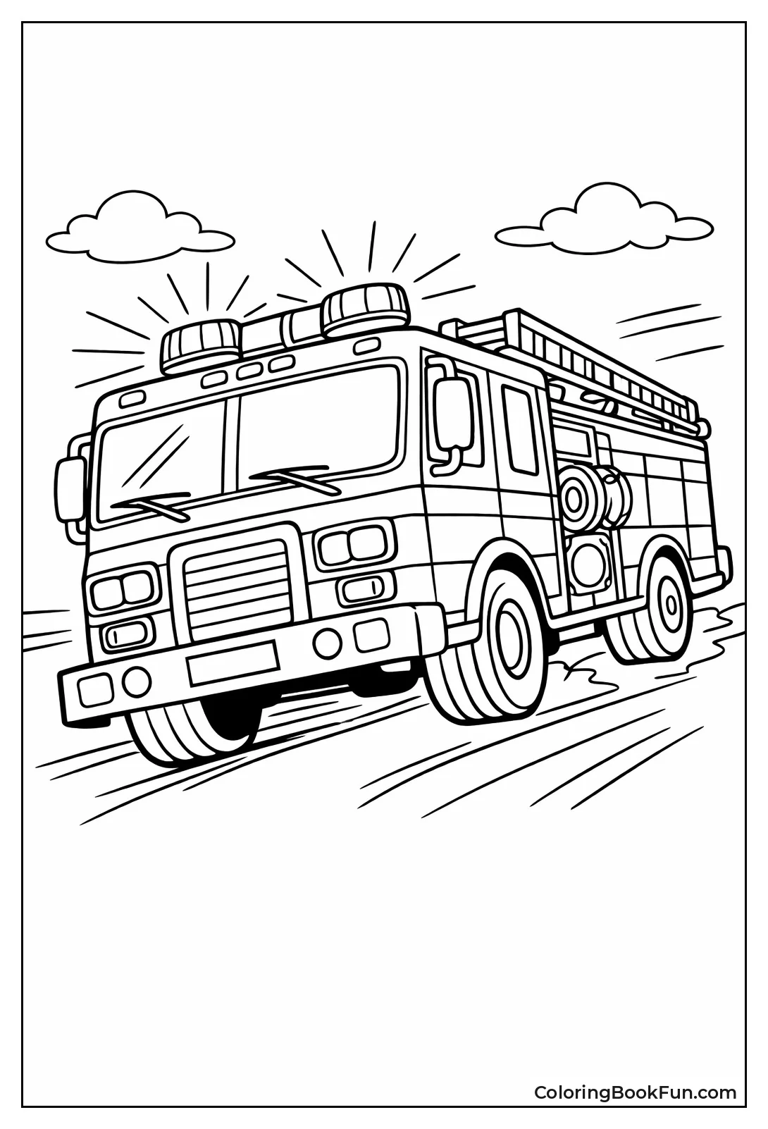 Truck Speeds in Three-Quarter View