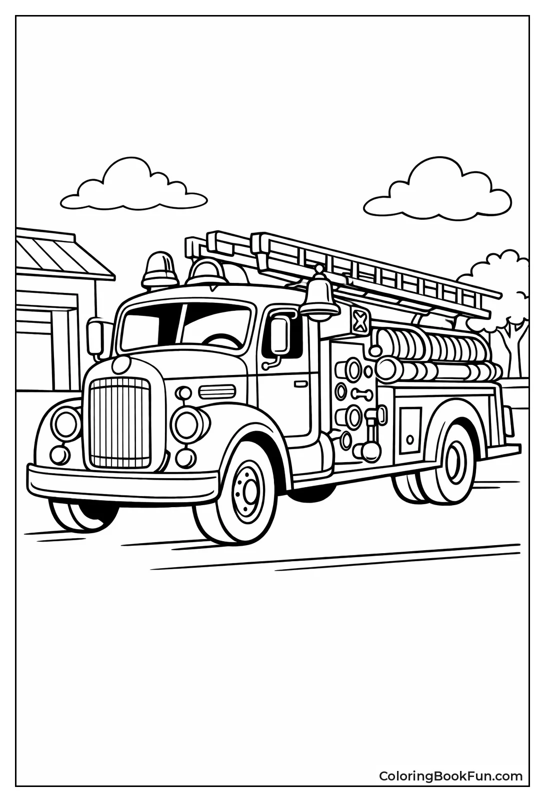 Vintage Truck with Brass Bell