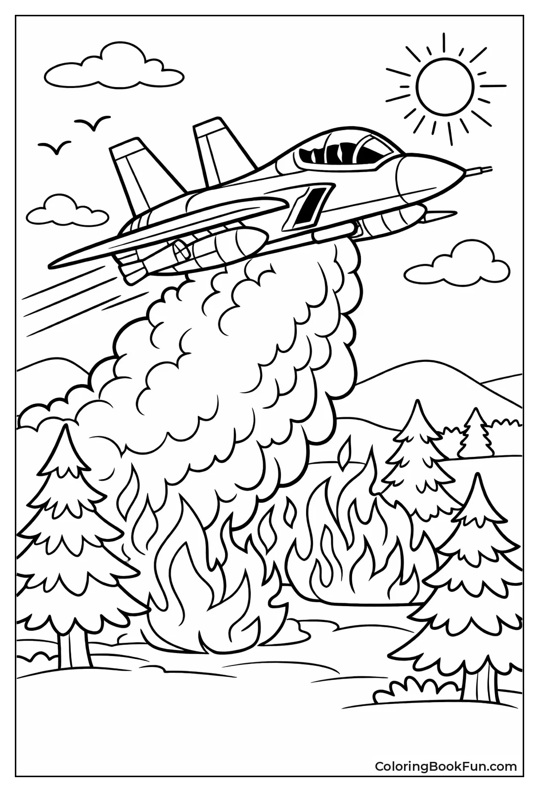 Firefighting Jet Dropping Retardant