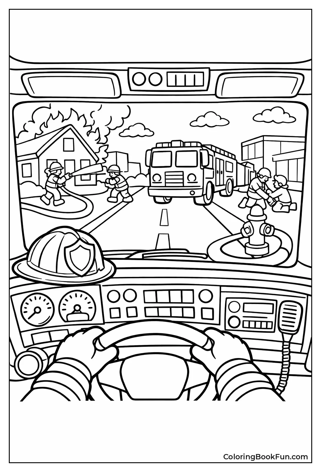 View from Truck Seat