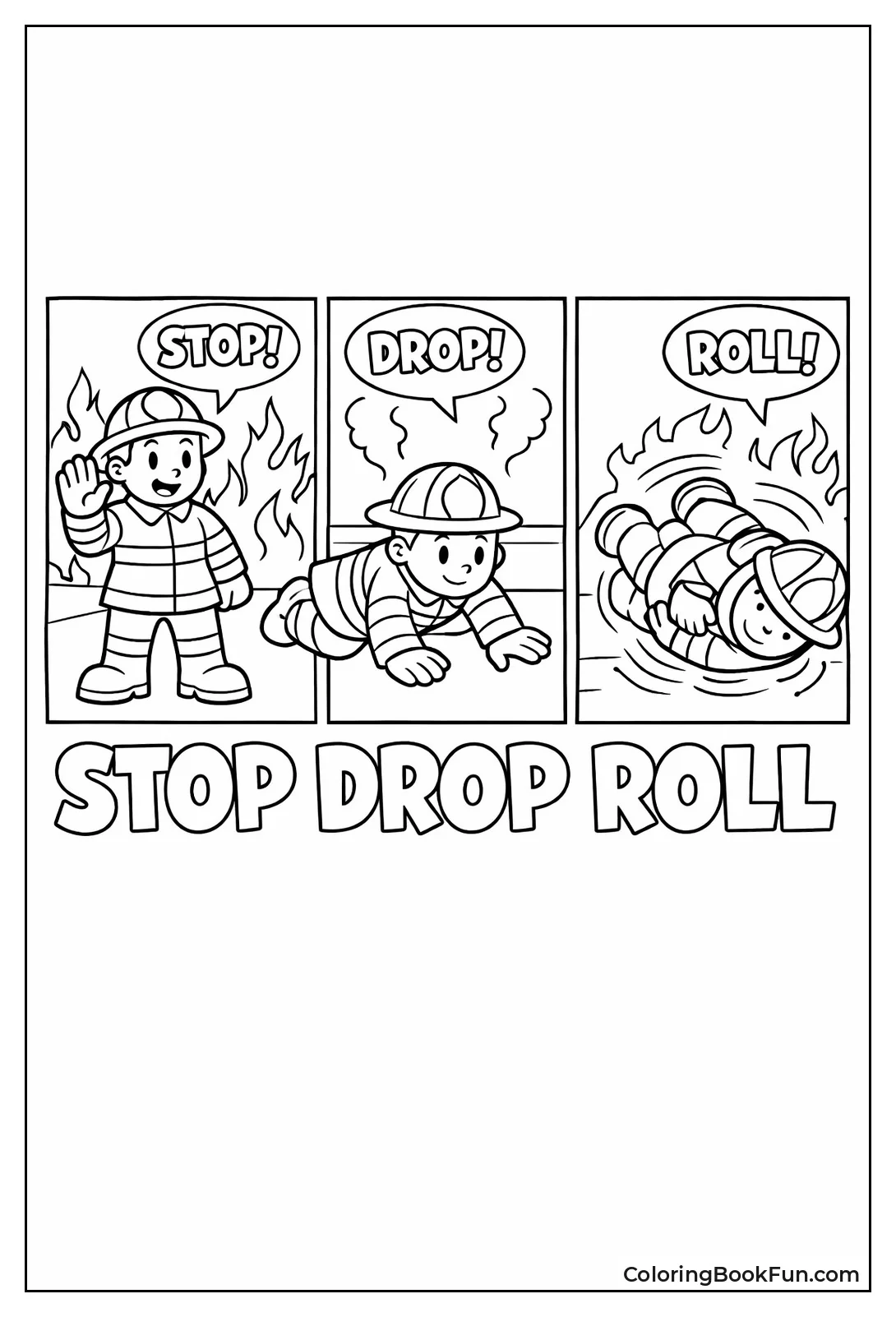 Stop Drop Roll Sequence