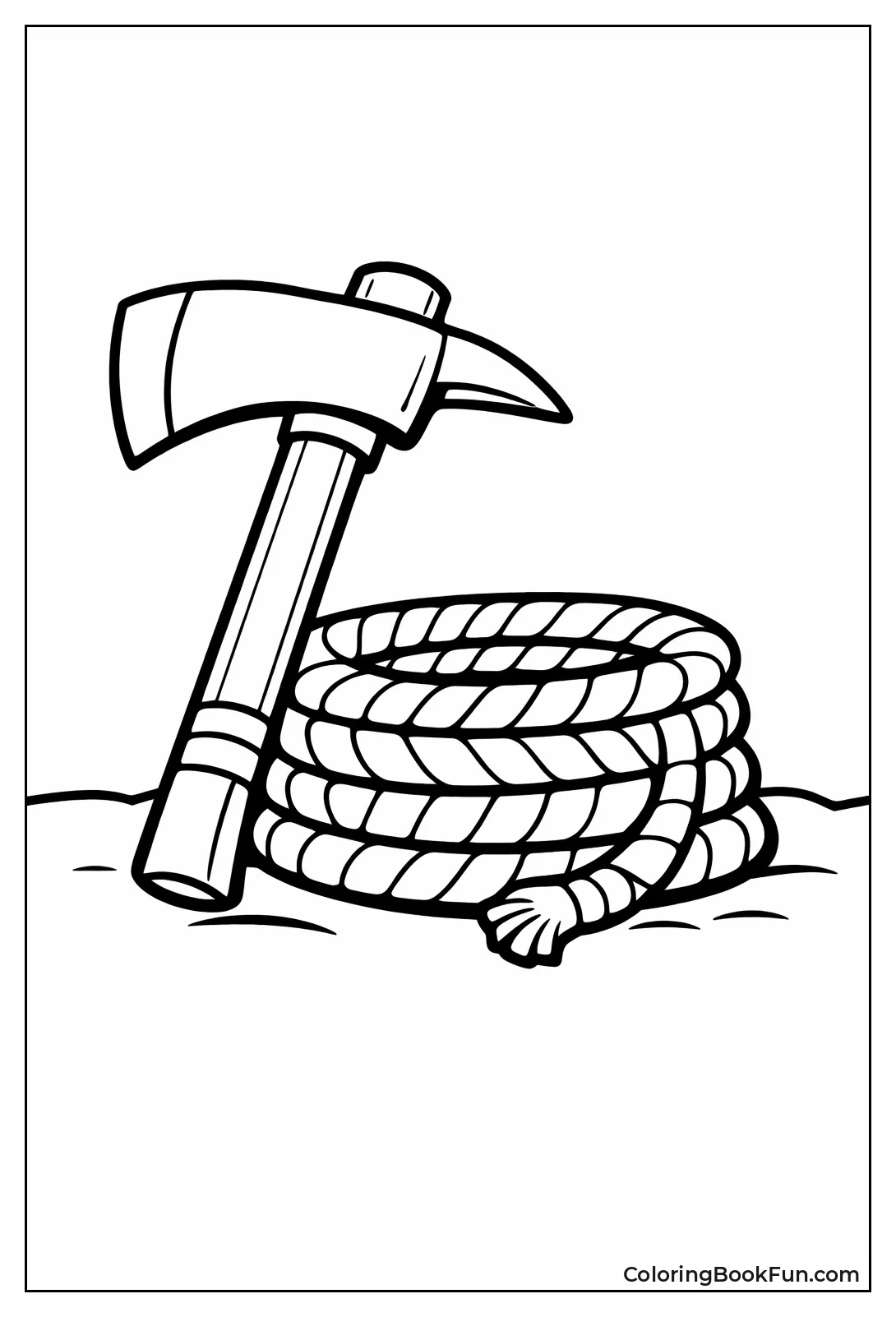 Fire Axe Leaning Rope