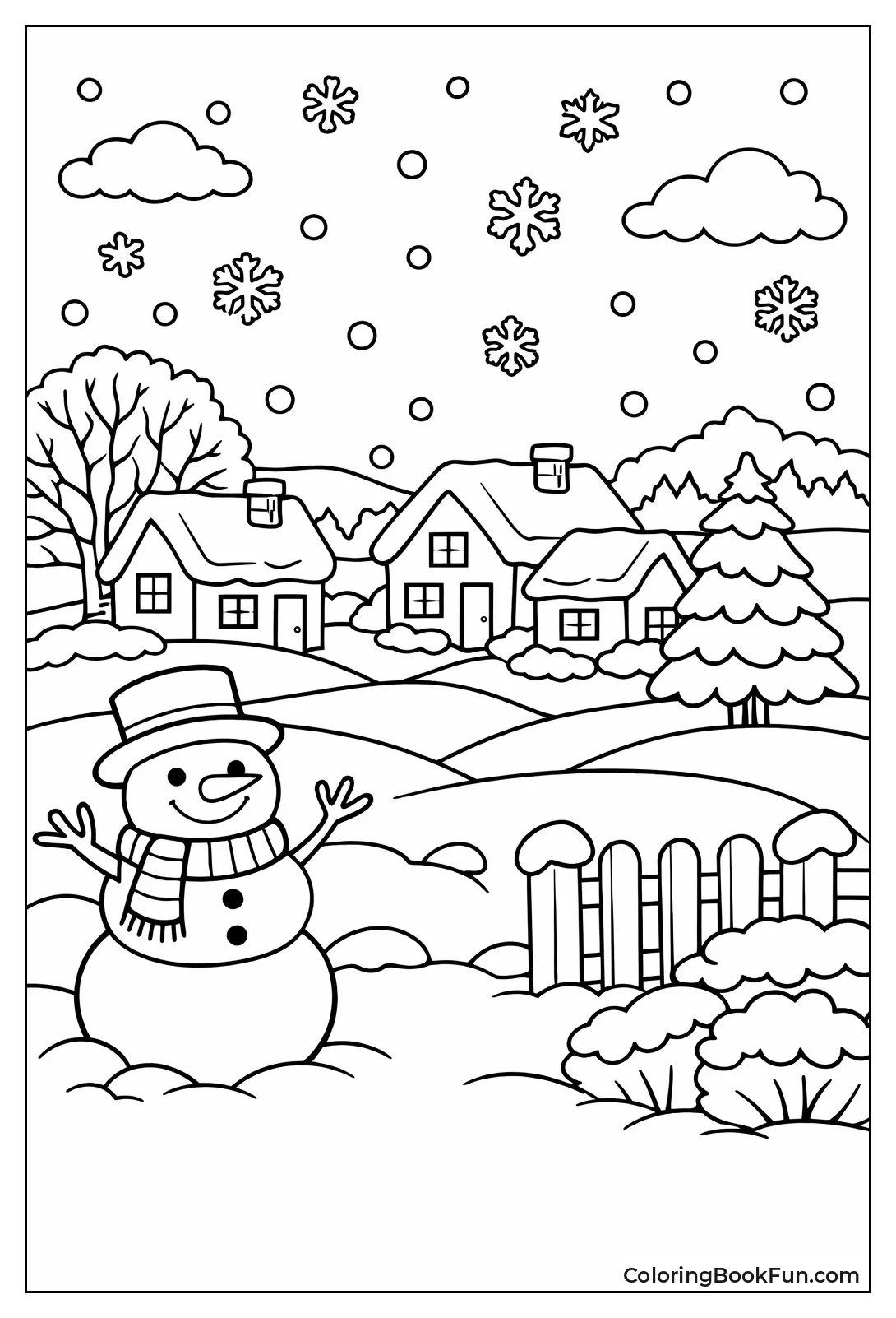 First Snowfall Blanket