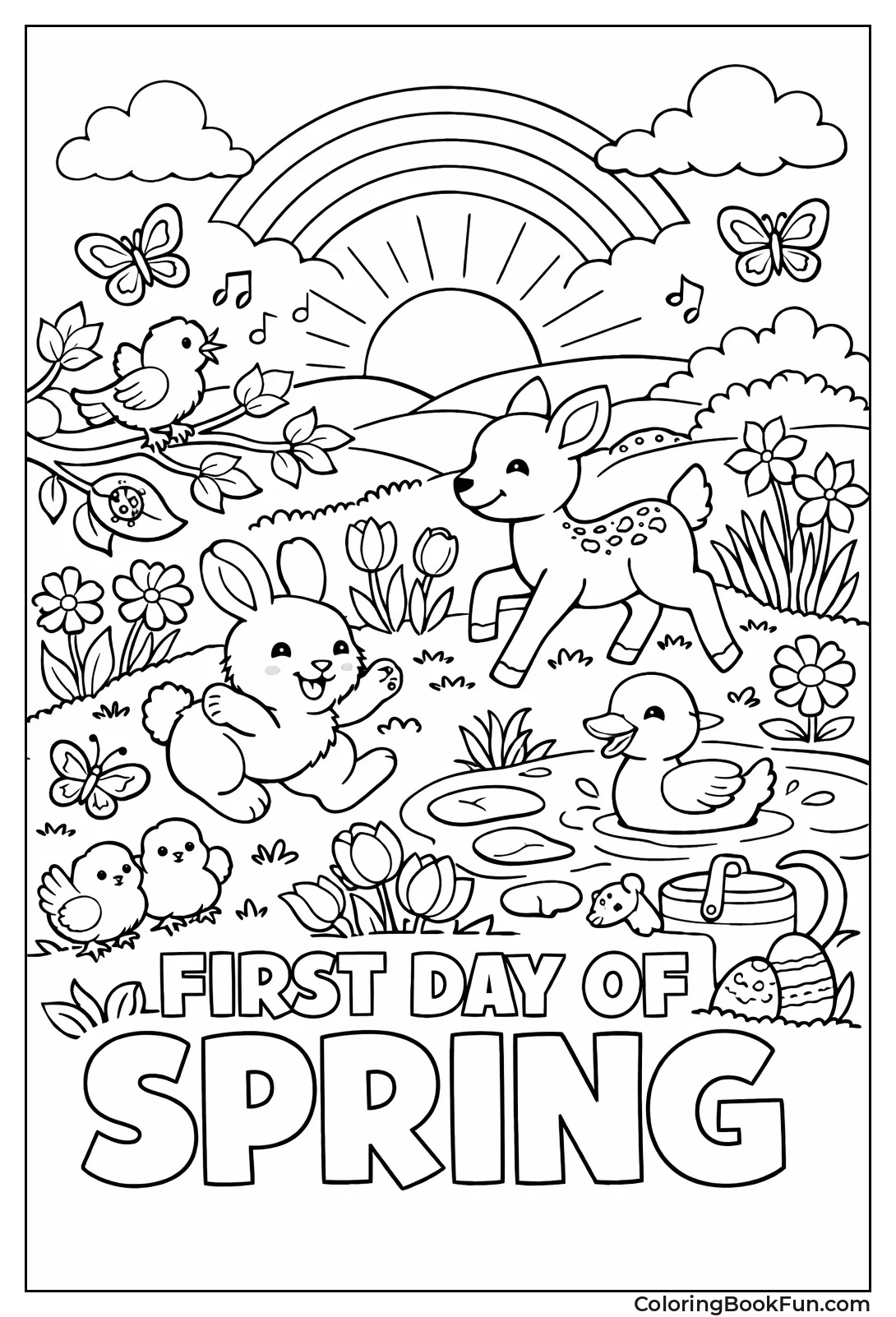 Sunrise with Opening Buds