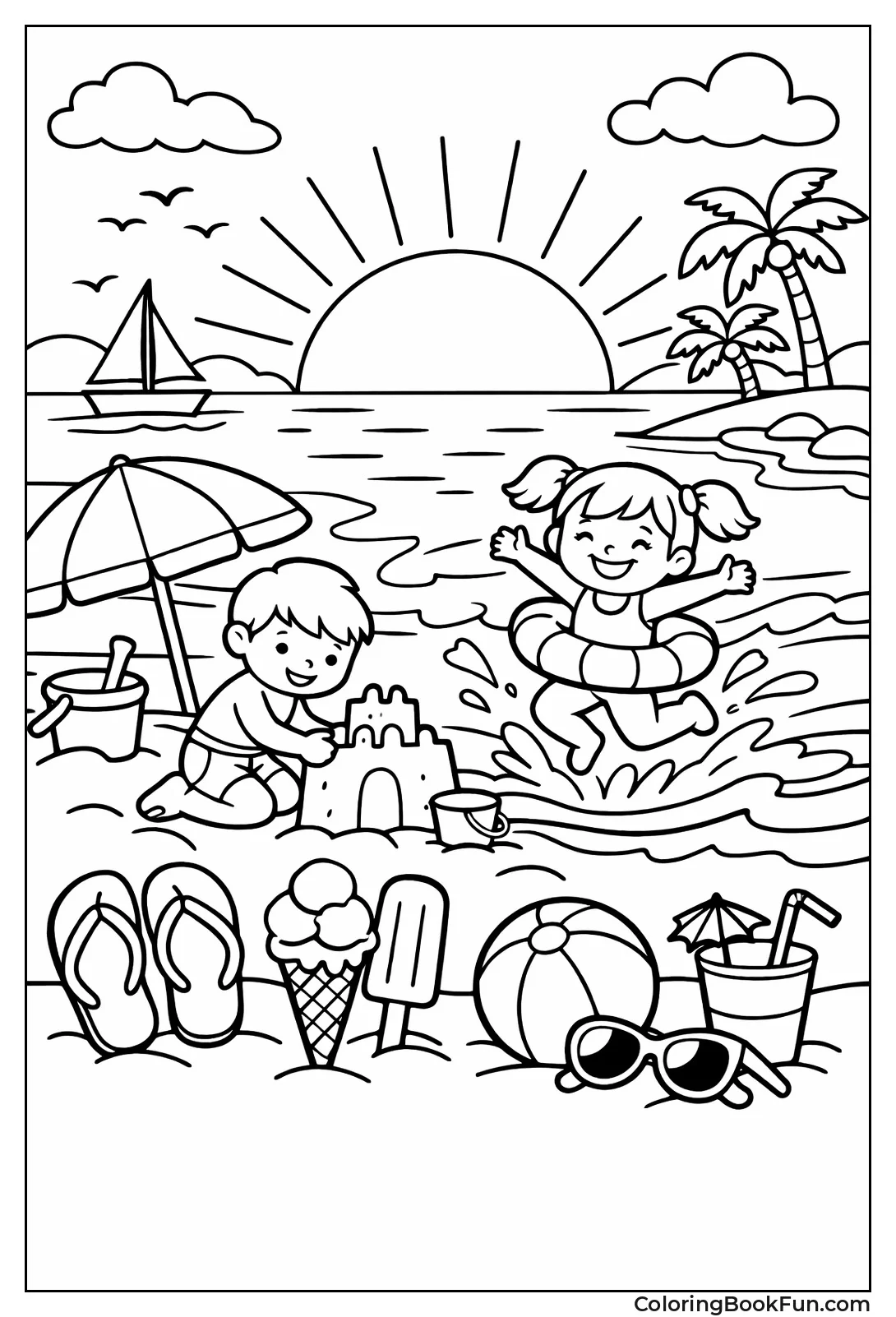 First Summer Day Fun