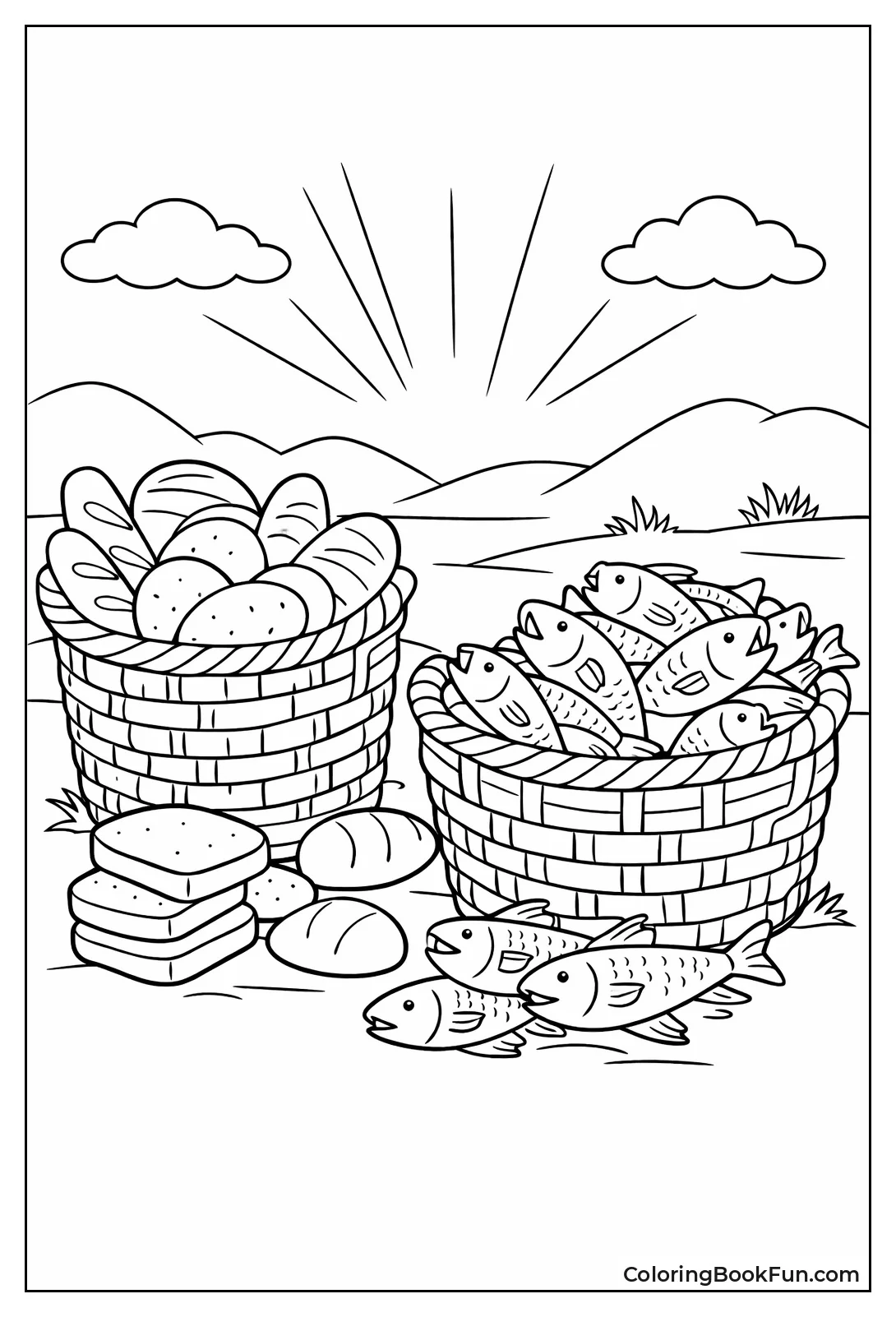 Baskets Fish and Bread