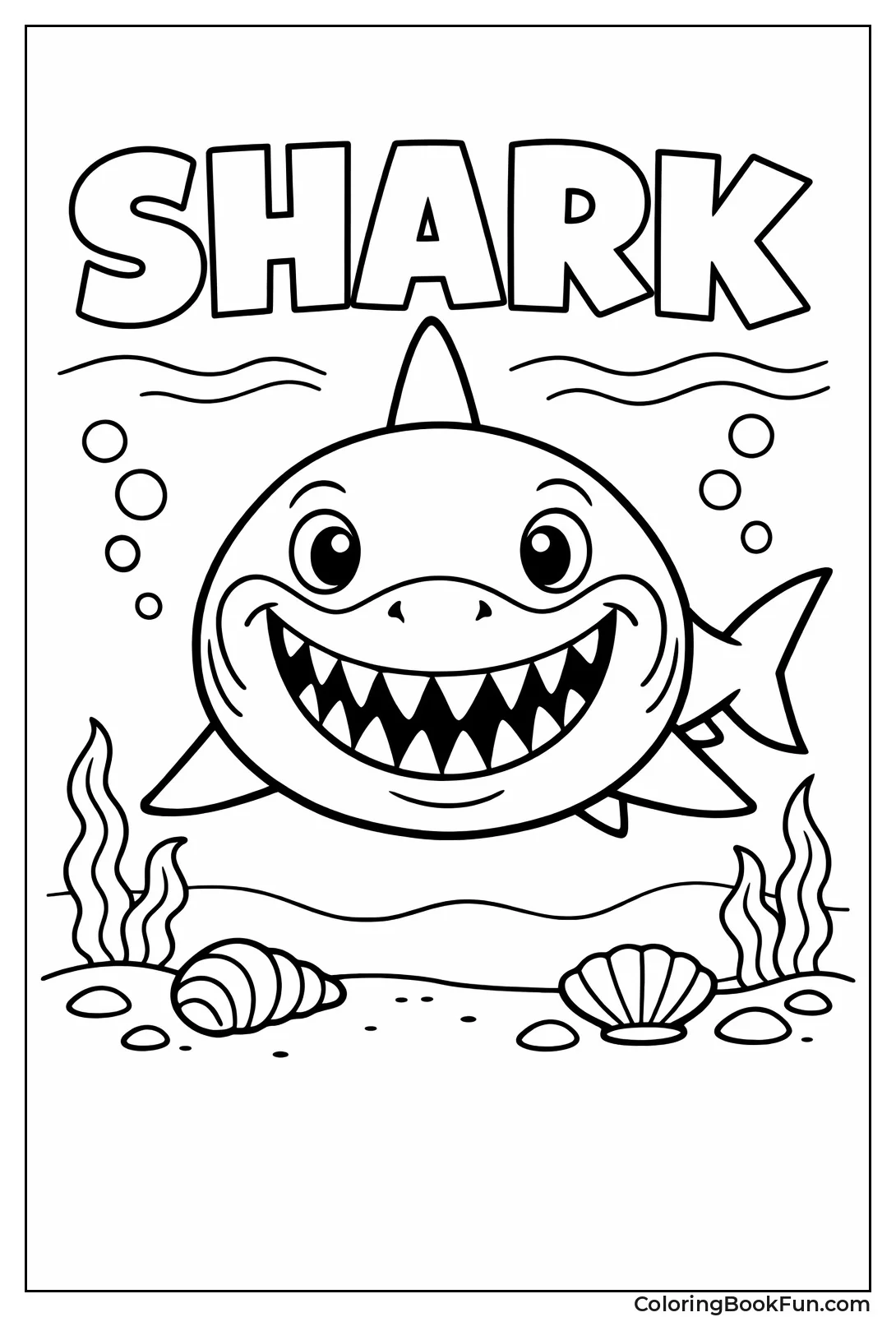 Friendly Shark Grins Wide