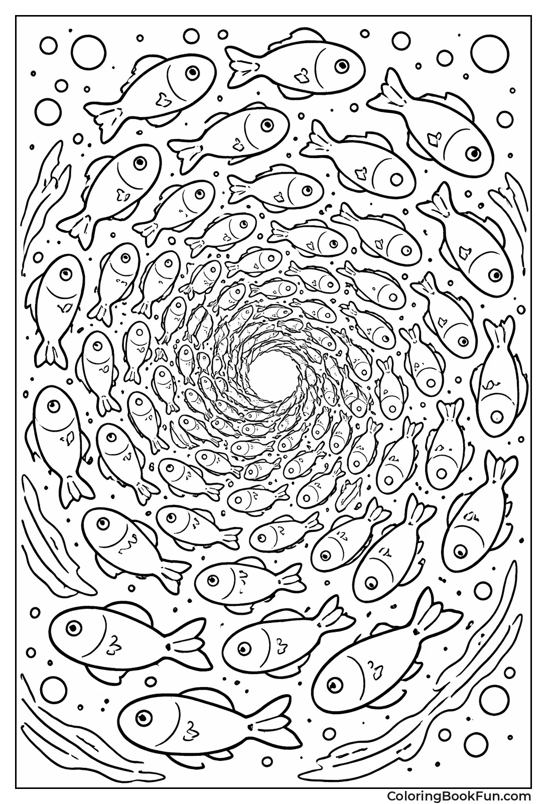 Fish Swirl in Vortex
