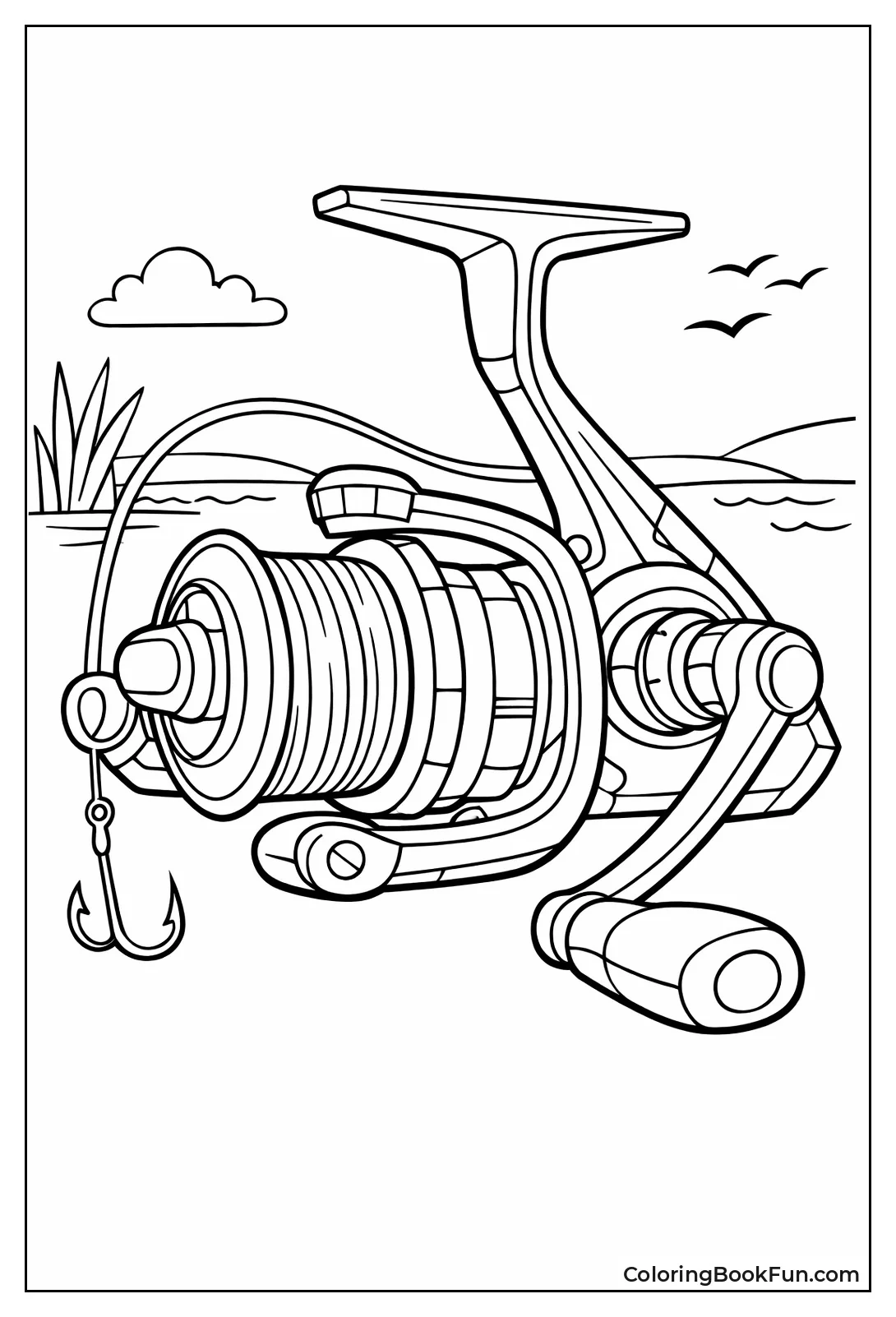 Close-up Fishing Reel Parts