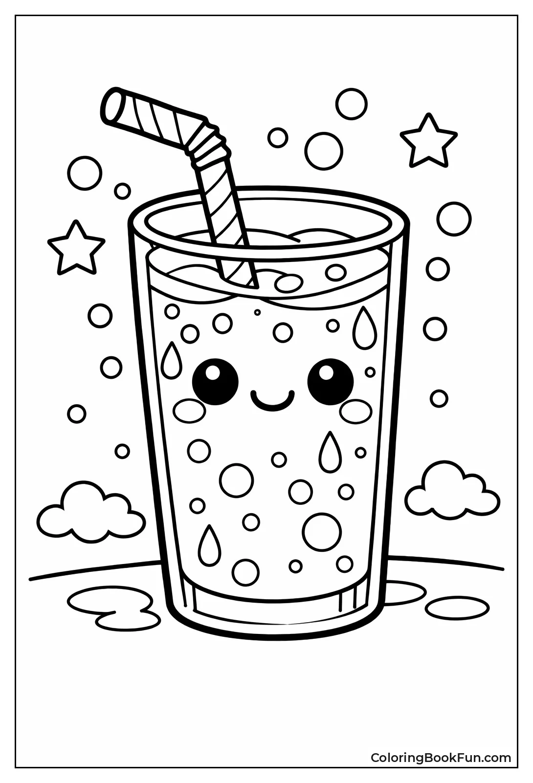 Kawaii Bubbly Soft Drink