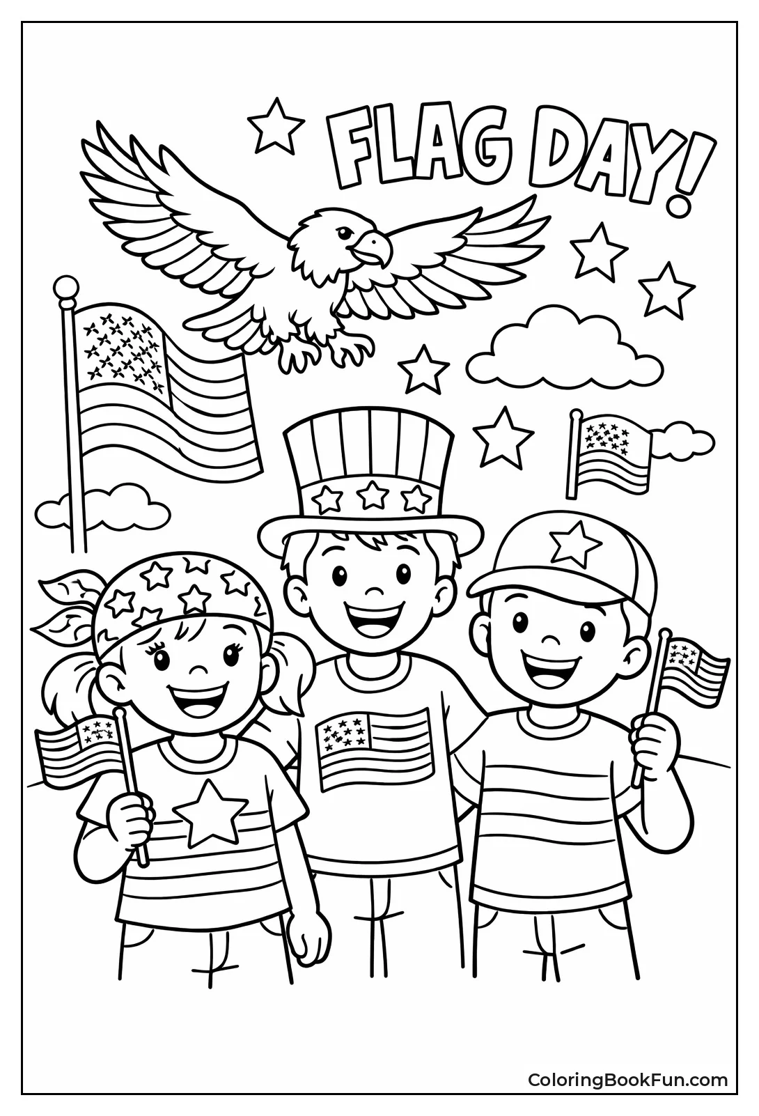 Kids Wear Flag Clothes