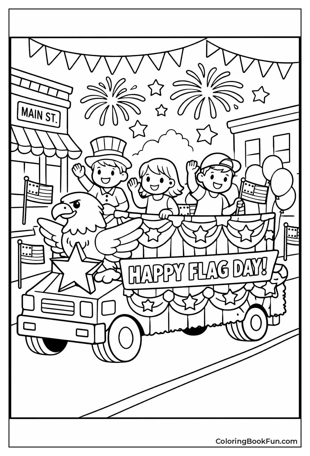 Festive Parade Float Rolls