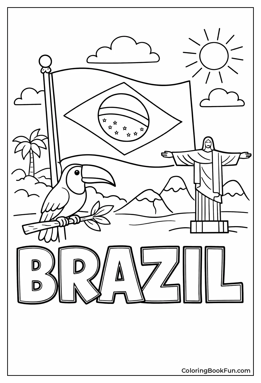 Brazil Block Letters