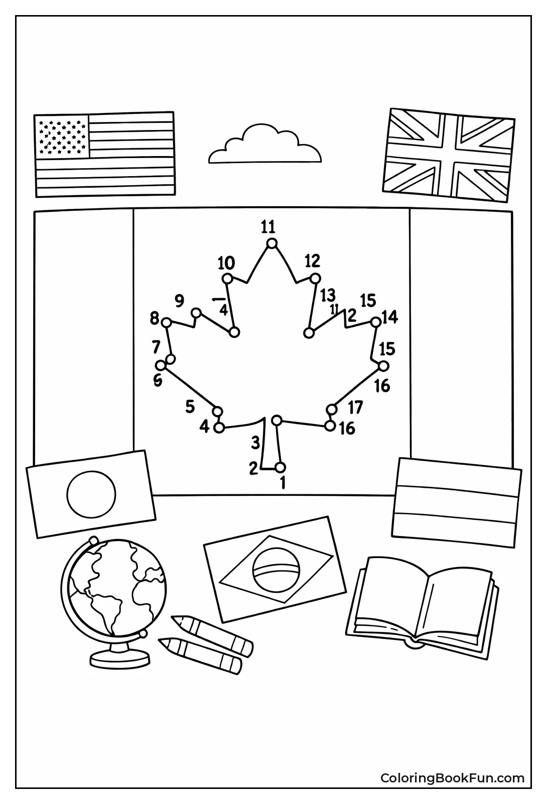 Dots Make Canadian Maple