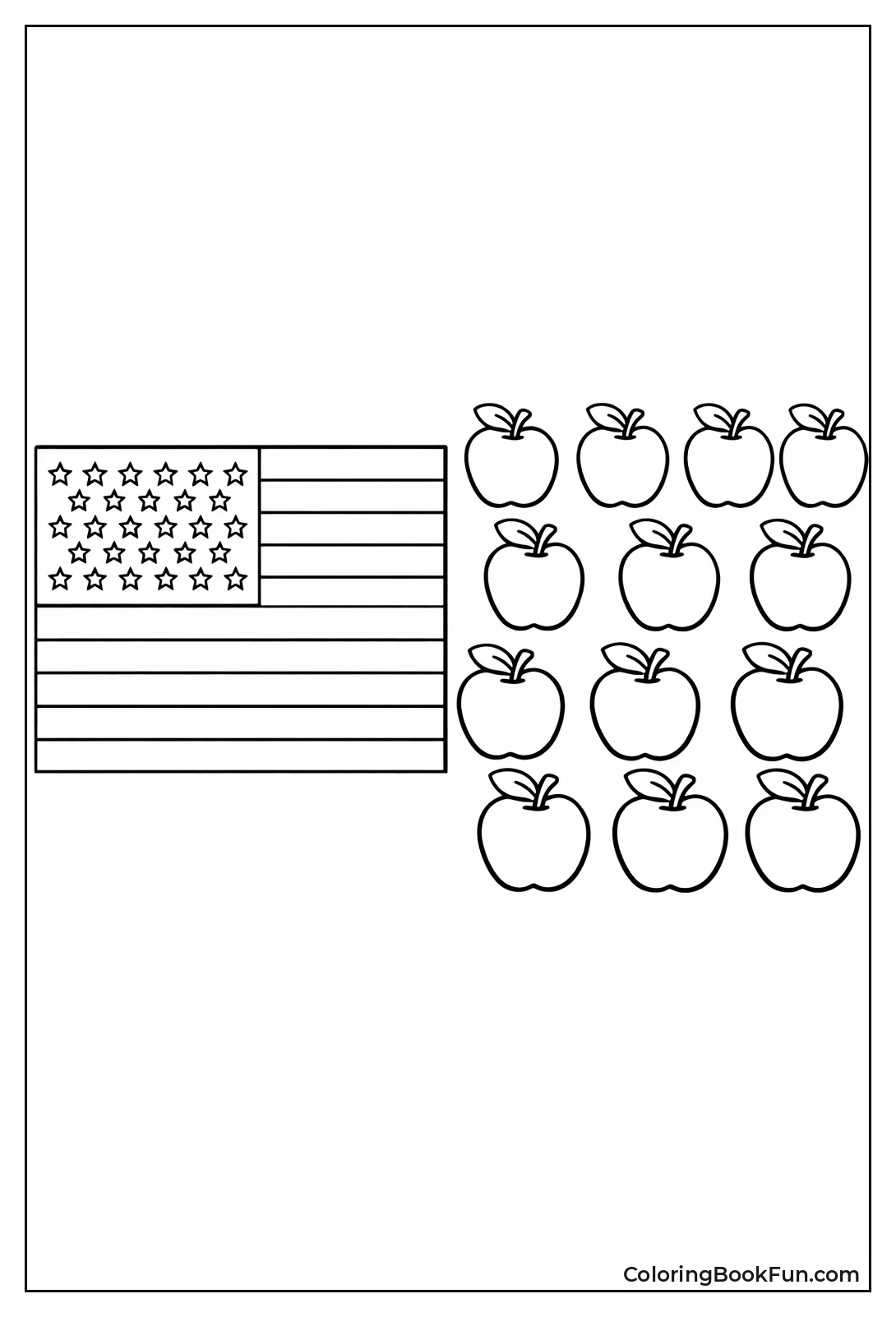 Apples Match USA Stars