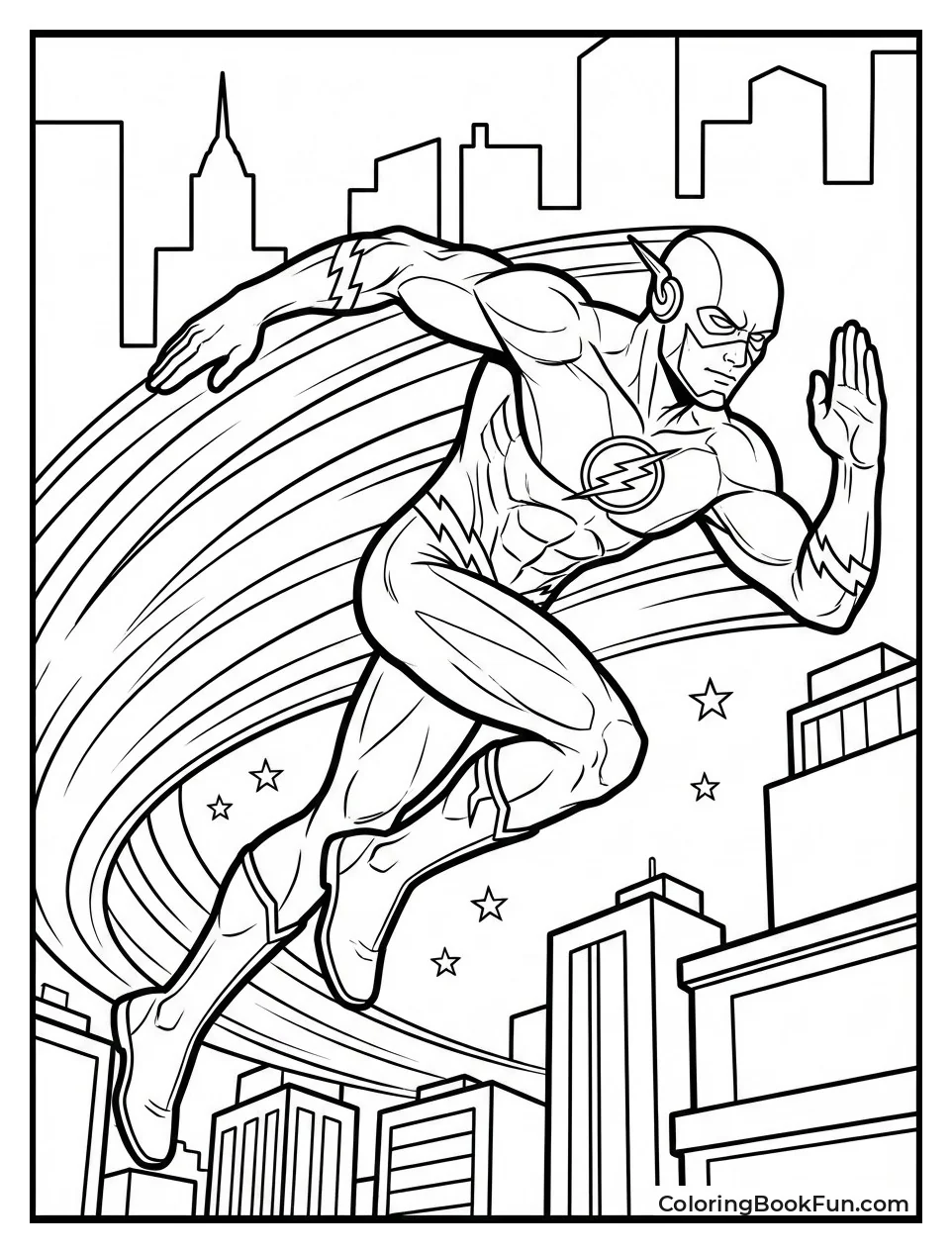 Central City Night Skyline