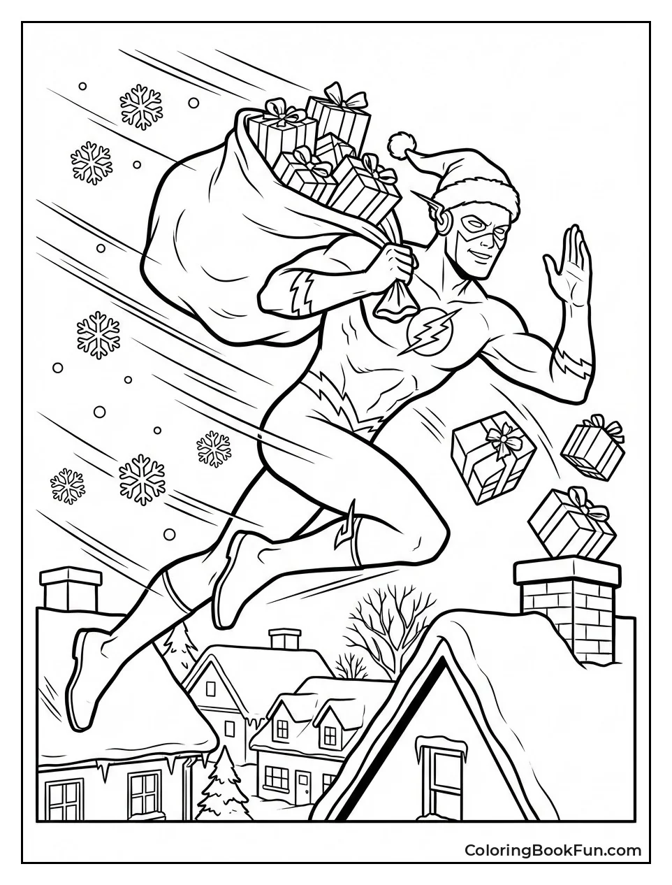 Flash Delivers Christmas Presents