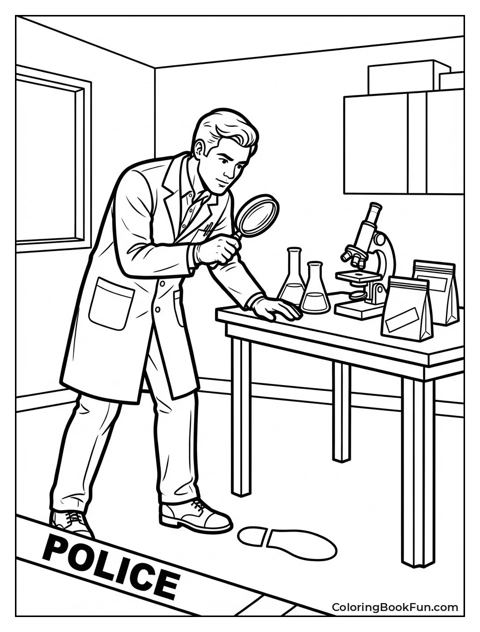 CSI Barry Checks Evidence