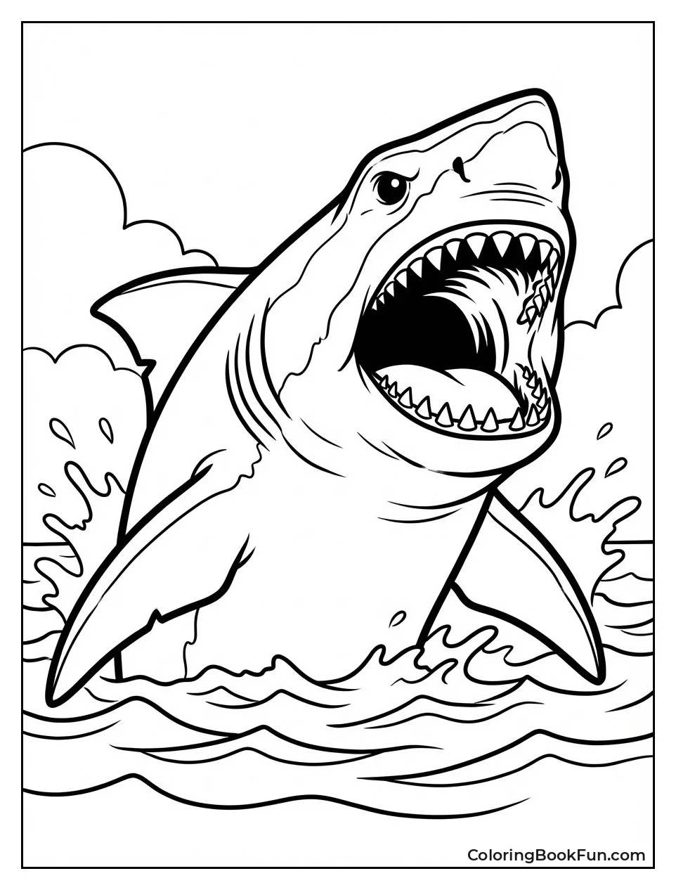 King Shark Jumps from Water