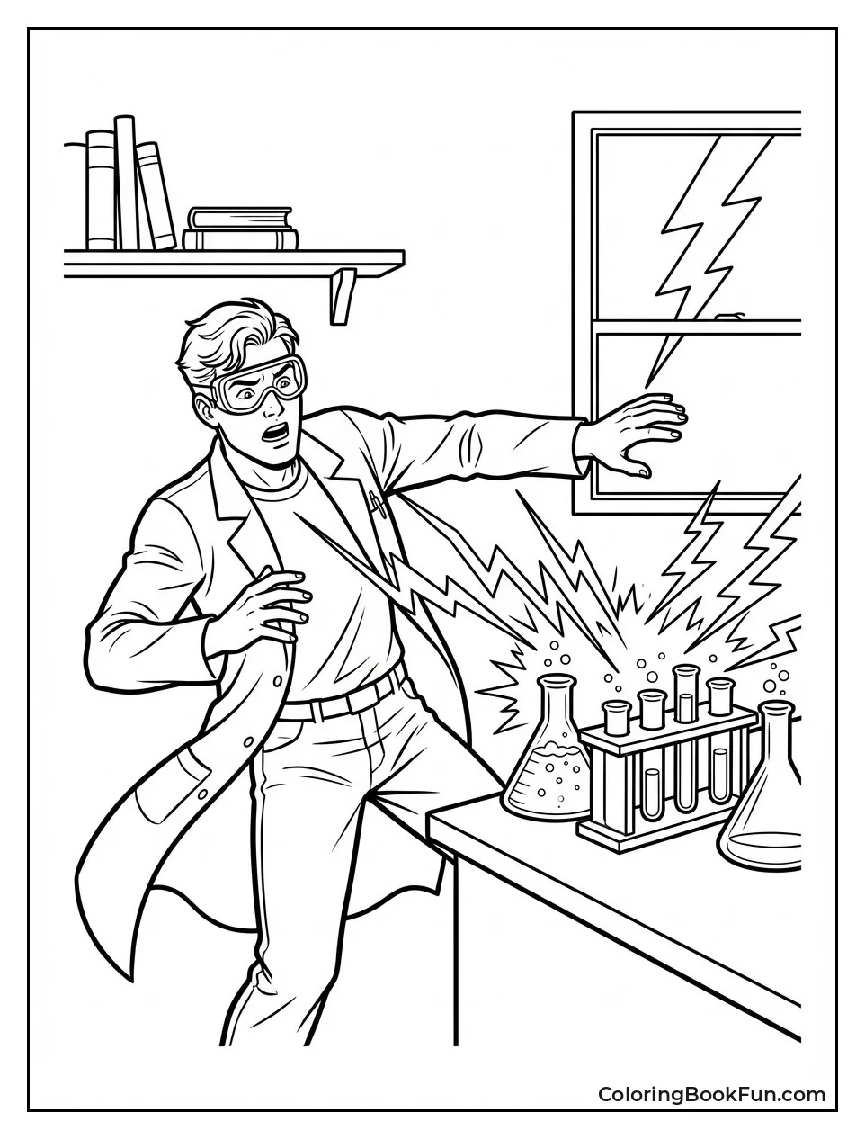 Lightning Strikes Barry Allen