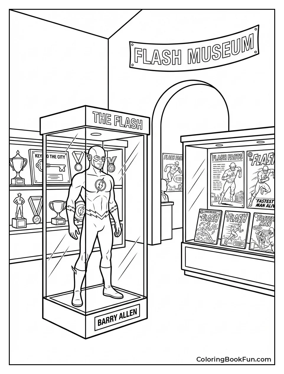 Flash Museum Suit Displays