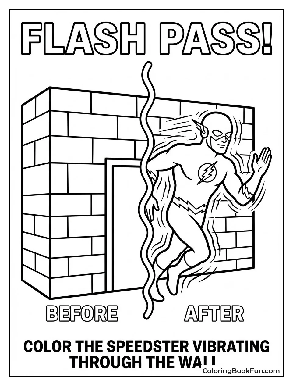 Flash Vibrates through Brick Wall